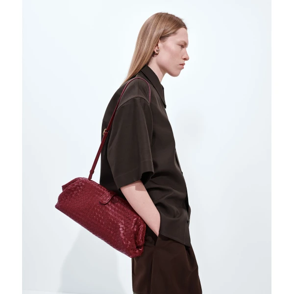 Khaite Women's Lauren 1979 in Lava red - Red Shoulder & Crossbody Bags - The Lotus Tote Bag - Shop at Luxury Shoes 