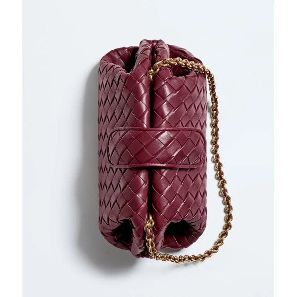 Khaite Women's Lauren 1980 in Barolo - Red Shoulder & Crossbody Bags - The Lotus Tote Bag - Shop at Luxury Shoes 