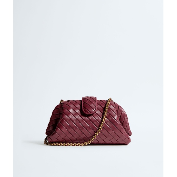 Khaite Women's Lauren 1980 in Barolo - Red Shoulder & Crossbody Bags - The Lotus Tote Bag - Shop at Luxury Shoes 