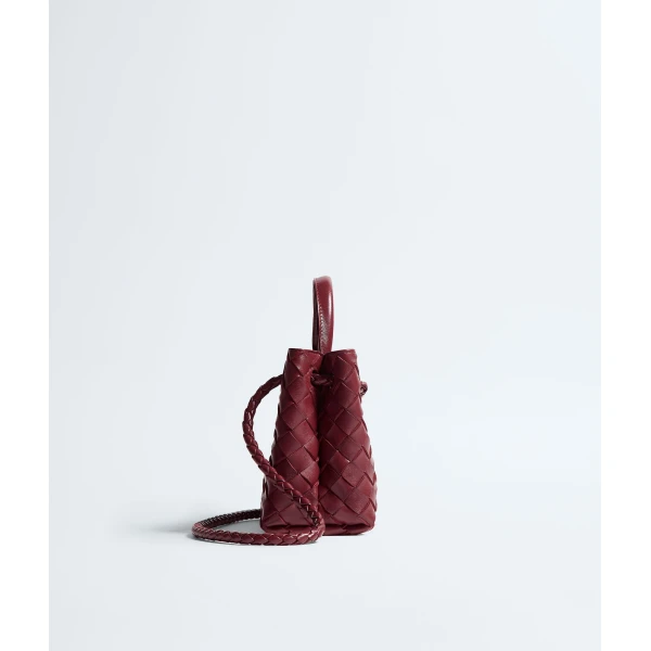Khaite Women's Mini Andiamo in Lava red - Red Mini Bags - The Lotus Tote Bag - Shop at Luxury Shoes 