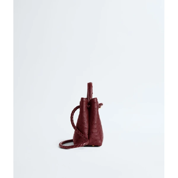 Khaite Women's Mini Andiamo in Lava red - Red Mini Bags - The Lotus Tote Bag - Shop at Luxury Shoes 