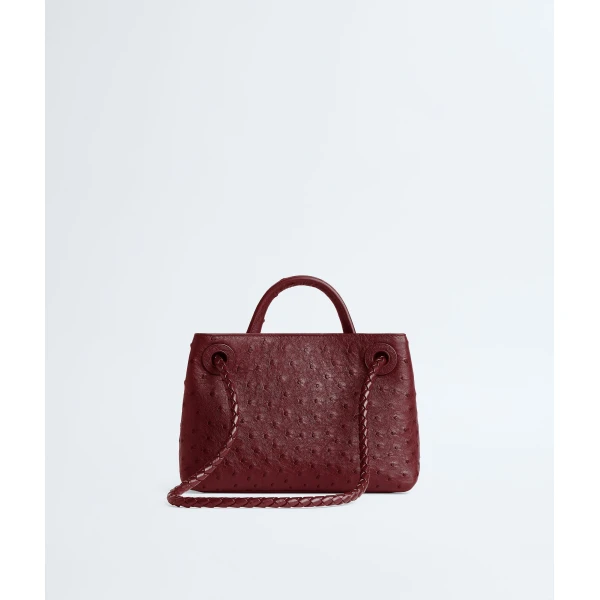 Khaite Women's Mini Andiamo in Lava red - Red Mini Bags - The Lotus Tote Bag - Shop at Luxury Shoes 