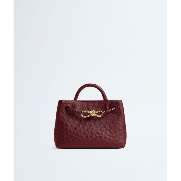 Khaite Women's Mini Andiamo in Lava red - Red Mini Bags - The Lotus Tote Bag - Shop at Luxury Shoes 