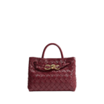 Khaite Women's Mini Andiamo in Lava red - Red Mini Bags - The Lotus Tote Bag - Shop at Luxury Shoes 