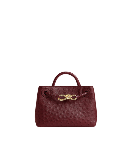 Khaite Women's Mini Andiamo in Lava red - Red Mini Bags - The Lotus Tote Bag - Shop at Luxury Shoes 