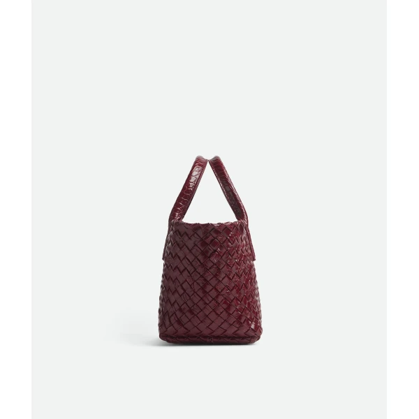 Khaite Women's Mini Cabat in Barolo - Red Mini Bags - The Lotus Tote Bag - Shop at Luxury Shoes 