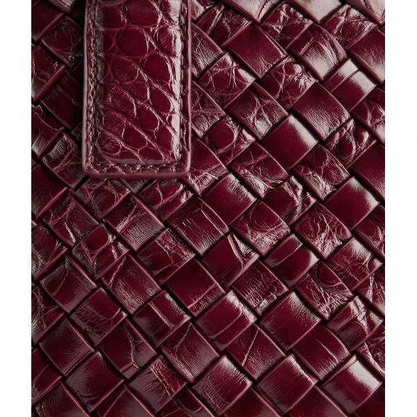 Khaite Women's Mini Cabat in Barolo - Red Mini Bags - The Lotus Tote Bag - Shop at Luxury Shoes 