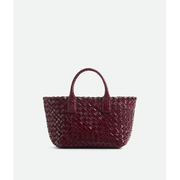 Khaite Women's Mini Cabat in Barolo - Red Mini Bags - The Lotus Tote Bag - Shop at Luxury Shoes 