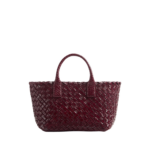 Khaite Women's Mini Cabat in Barolo - Red Mini Bags - The Lotus Tote Bag - Shop at Luxury Shoes 
