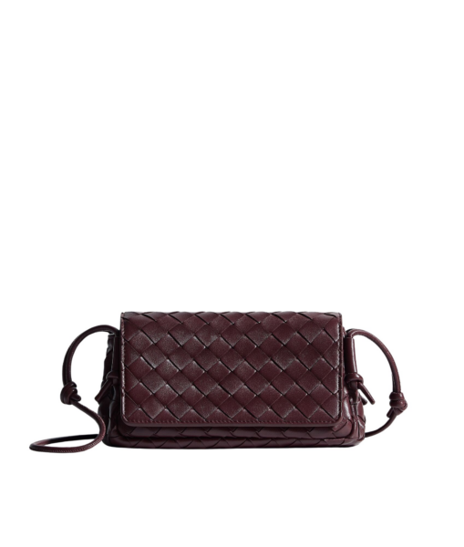 Khaite Women's Notturno in Deep mahogany - Red Shoulder & Crossbody Bags - The Lotus Tote Bag - Shop at Luxury Shoes 