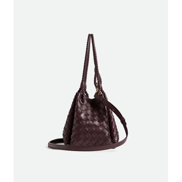 Khaite Women's Parachute in Dark barolo - Red Shoulder & Crossbody Bags - The Lotus Tote Bag - Shop at Luxury Shoes 