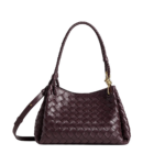 Red-Womens-Parachute-in-Dark-barolo-coveti22670_nobg Khaite Women's Parachute in Dark barolo - Red Shoulder & Crossbody Bags - The Lotus Tote Bag - Shop at Luxury Shoes