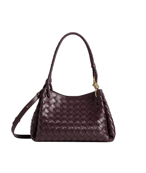 Khaite Women's Parachute in Dark barolo - Red Shoulder & Crossbody Bags - The Lotus Tote Bag - Shop at Luxury Shoes 