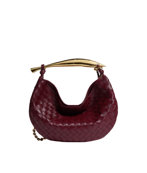 Khaite Women's Sardine Chain in Barolo - Red Shoulder & Crossbody Bags - The Lotus Tote Bag - Shop at Luxury Shoes 