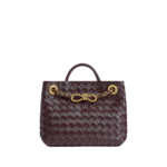 Khaite Women's Small Andiamo Chain in Dark barolo - Red Shoulder & Crossbody Bags - The Lotus Tote Bag - Shop at Luxury Shoes 