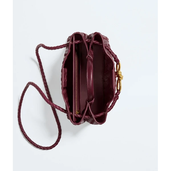 Khaite Women's Small Andiamo in Barolo - Red Totes & Top-Handle Bags - The Lotus Tote Bag - Shop at Luxury Shoes 