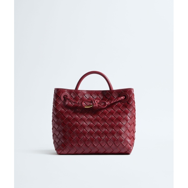 Khaite Women's Small Andiamo in Lava red - Red Totes & Top-Handle Bags - The Lotus Tote Bag - Shop at Luxury Shoes 