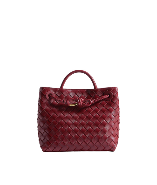 Khaite Women's Small Andiamo in Lava red - Red Totes & Top-Handle Bags - The Lotus Tote Bag - Shop at Luxury Shoes 
