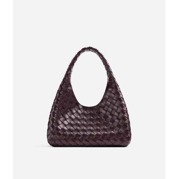 Khaite Women's Small Campana in Dark barolo - Red Shoulder & Crossbody Bags - The Lotus Tote Bag - Shop at Luxury Shoes 