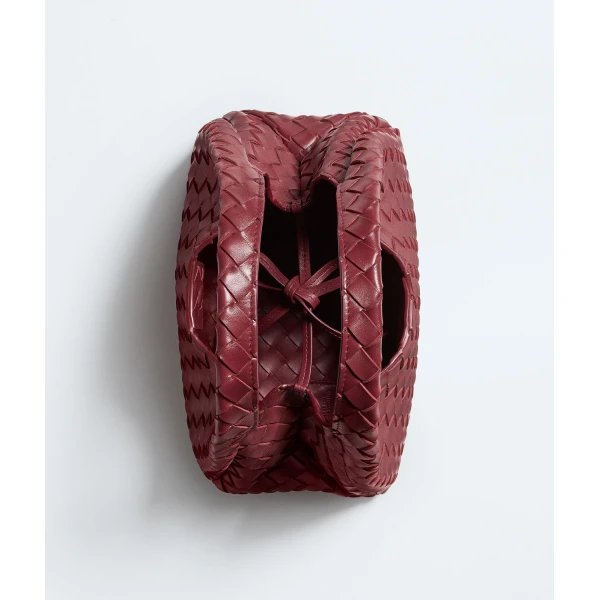 Khaite Women's Small Campana in Lava red - Red Shoulder & Crossbody Bags - The Lotus Tote Bag - Shop at Luxury Shoes 