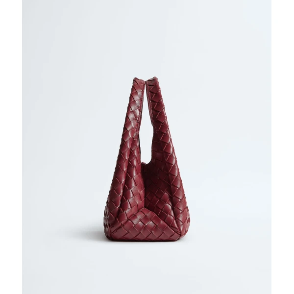 Khaite Women's Small Campana in Lava red - Red Shoulder & Crossbody Bags - The Lotus Tote Bag - Shop at Luxury Shoes 