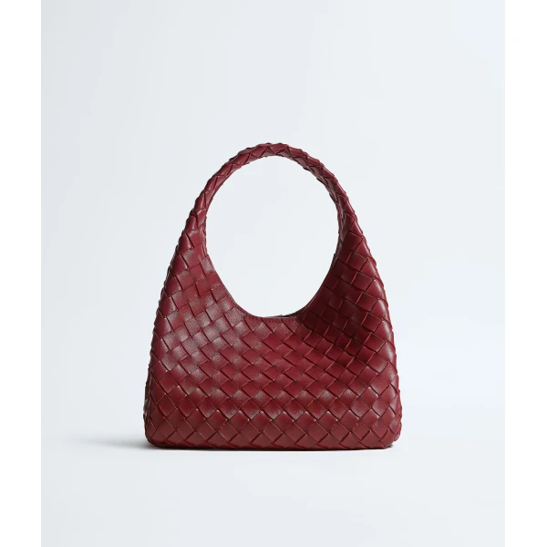 Khaite Women's Small Campana in Lava red - Red Shoulder & Crossbody Bags - The Lotus Tote Bag - Shop at Luxury Shoes 