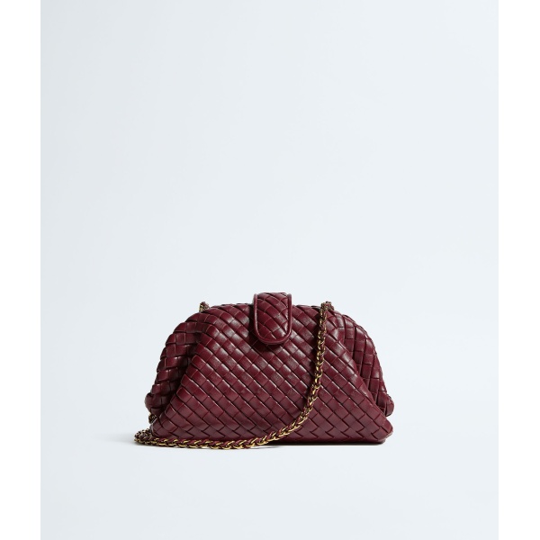 Khaite Women's Small Lauren 1980 in Barolo - Red Shoulder & Crossbody Bags - The Lotus Tote Bag - Shop at Luxury Shoes 
