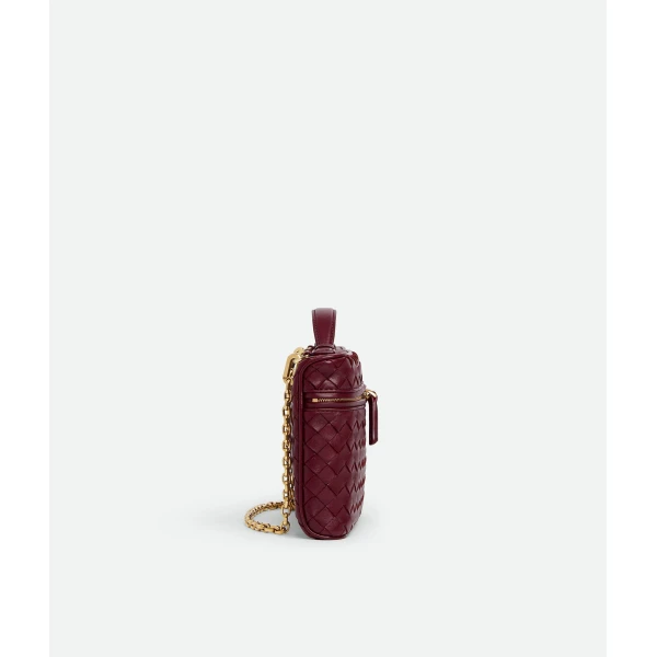 Khaite Women's Small Soft Vanity in Barolo - Red Clutch Bags - The Lotus Tote Bag - Shop at Luxury Shoes 
