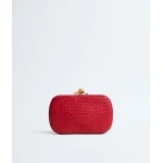 Khaite Women's Soft Knot in Cardinal - Red Clutch Bags - The Lotus Tote Bag - Shop at Luxury Shoes 