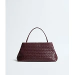 Khaite Women's The 1998 in Deep mahogany - Red Shoulder & Crossbody Bags - The Lotus Tote Bag - Shop at Luxury Shoes 