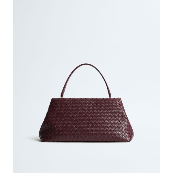 Khaite Women's The 1998 in Deep mahogany - Red Shoulder & Crossbody Bags - The Lotus Tote Bag - Shop at Luxury Shoes 