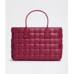 Khaite Women's Tote Bag in Amaranto - Red Totes & Top-Handle Bags - The Lotus Tote Bag - Shop at Luxury Shoes 