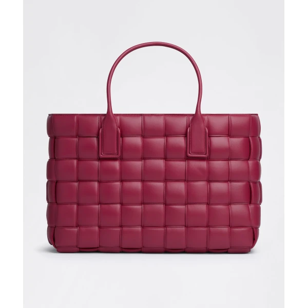Khaite Women's Tote Bag in Amaranto - Red Totes & Top-Handle Bags - The Lotus Tote Bag - Shop at Luxury Shoes 