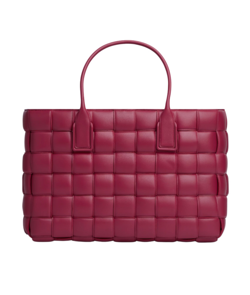 Khaite Women's Tote Bag in Amaranto - Red Totes & Top-Handle Bags - The Lotus Tote Bag - Shop at Luxury Shoes 