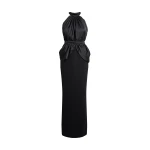 Safiyaa Amereis Long Dress In Black