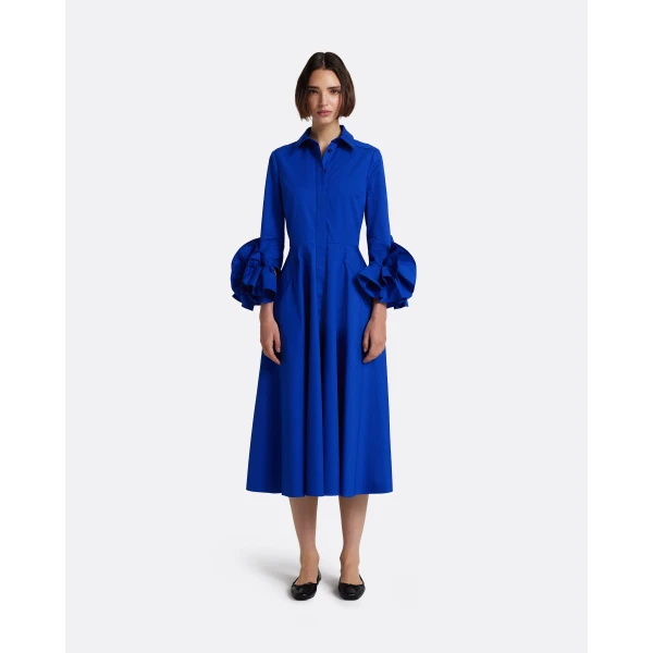 Safiyaa Belisse Midi Dress In Marrakech -  - Demi-Couture Evening Wear at Luxury Shoes 