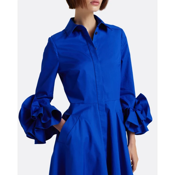Safiyaa Belisse Midi Dress In Marrakech -  - Demi-Couture Evening Wear at Luxury Shoes 