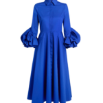 Safiyaa Belisse Midi Dress In Marrakech -  - Demi-Couture Evening Wear at Luxury Shoes 