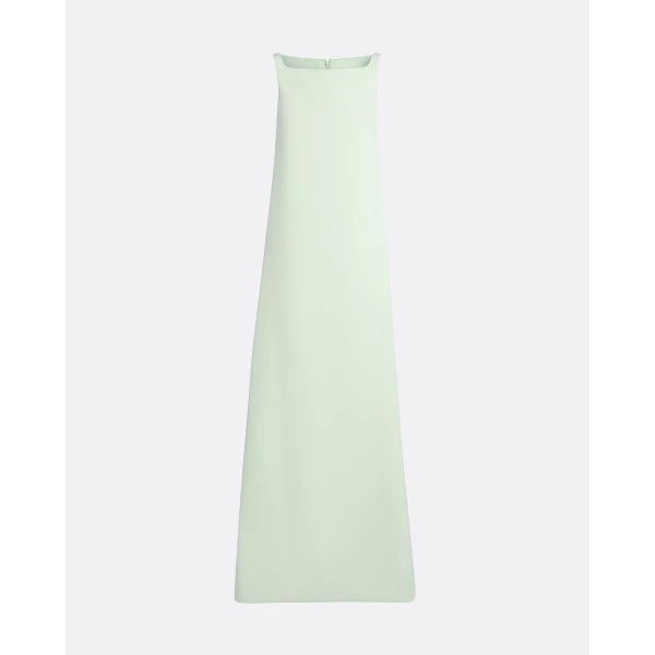 Safiyaa Cielle Long Dress In Sea Glass -  - Demi-Couture Evening Wear at Luxury Shoes 