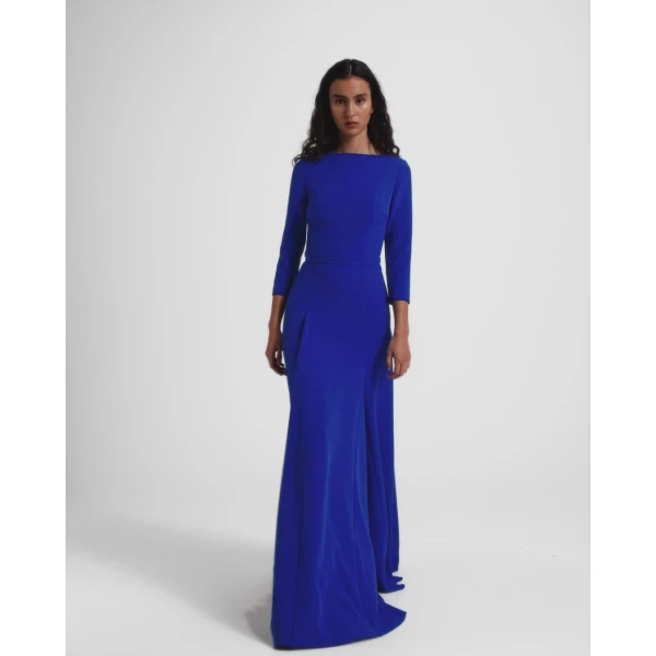 Safiyaa Emilia Long Dress In Marrakech -  - Demi-Couture Evening Wear at Luxury Shoes 
