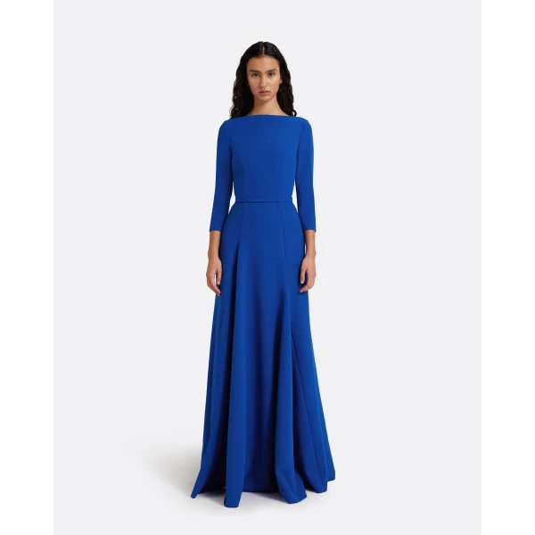 Safiyaa Emilia Long Dress In Marrakech -  - Demi-Couture Evening Wear at Luxury Shoes 