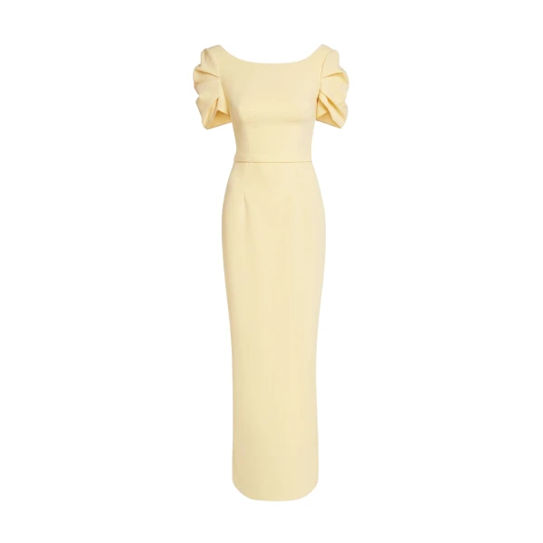Safiyaa Emilia Long Dress In Marrakech -  - Demi-Couture Evening Wear at Luxury Shoes 