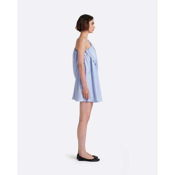 Safiyaa Flourine Mini Dress In Soft Sky -  - Demi-Couture Evening Wear at Luxury Shoes 