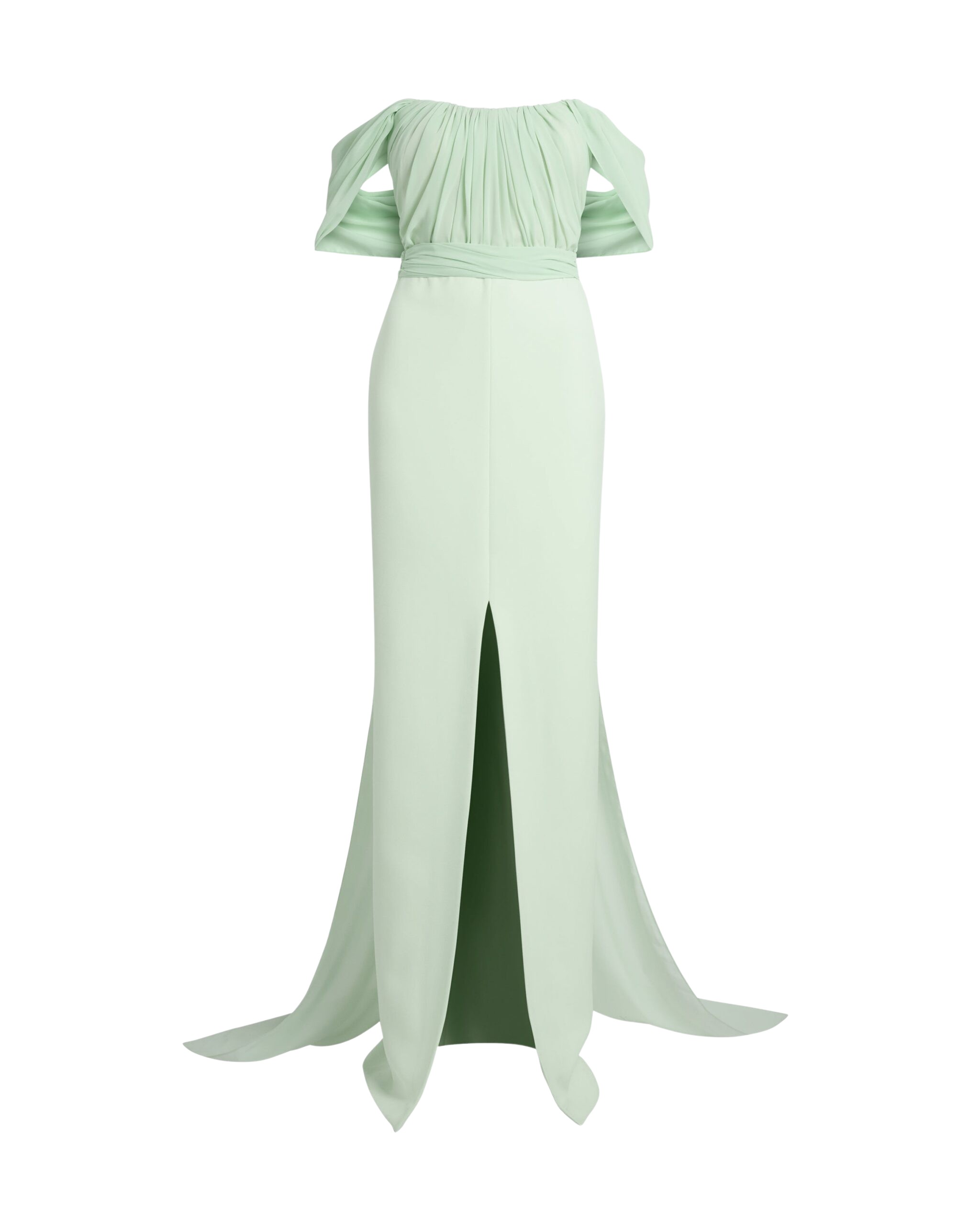 Safiyaa-Iselle-Dress-Long-In-Sea-Glass-Coveti-scaled82586_nobg Safiyaa Iselle Dress Long In Sea Glass - - Demi-Couture Evening Wear at Luxury Shoes