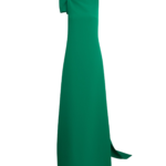 Safiyaa Mallory Long Dress In Jewel Green -  - Demi-Couture Evening Wear at Luxury Shoes 