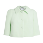 Safiyaa Marci Jacket In Sea Glass -  - Demi-Couture Evening Wear at Luxury Shoes 