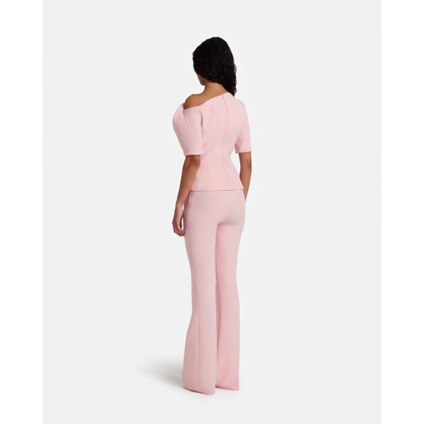 Safiyaa Marley Top In Lychee -  - Demi-Couture Evening Wear at Luxury Shoes 