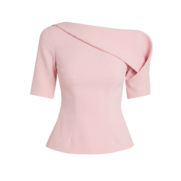 Safiyaa Marley Top In Lychee -  - Demi-Couture Evening Wear at Luxury Shoes 