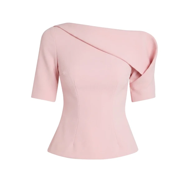 Safiyaa Marley Top In Lychee -  - Demi-Couture Evening Wear at Luxury Shoes 