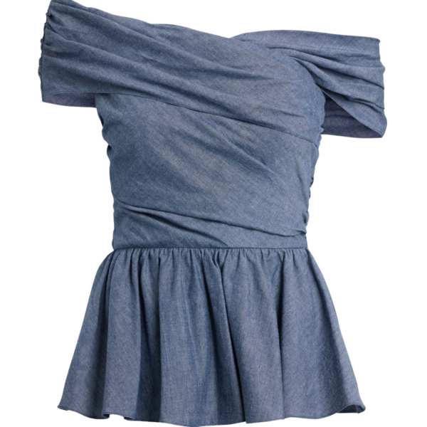 Safiyaa Melanie Top In Blue Blend